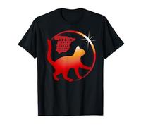 Solar Eclipse Spagna 2026 - Maglietta con gatto Total Eclipse Astronomy Maglietta