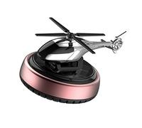 Solar Energy Rotating Helicopter Auto Aromatherapy?Aviation Car Air Freshener?Alloy Aircraft Diffuser Vehicle Interior Decorations for Car And Home