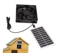Solar Exhaust Fan - Waterproof Outdoor Solar Ventilation Fan For Coops