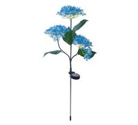 Solar Fairy Hydrangea Luci 10H Tempo di illuminazione Spina di Terra Luce Fiore per Giardino Pathway Patio Cortile Paesaggio Decor