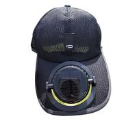 Solar Fan Cooling Hat, UV Protection Outdoor Hat, Digital Display Rechargeable Gear, USB Charging Comfort Design, Breathable Sun Blocker, Suitable for Men Outdoor Fishing Golf Hiking Travel Camping