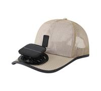 Solar Fan Hat - Rechargeable Breathable UV Protection