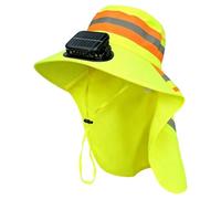 Solar Fan Hat, Wide Brim Sun Hat, UV Protection Headgear