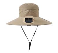 Solar Fan Hat - Wide Brim USB Cooling cap for Outdoor Activities