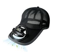 Solar Fan Hats for Men 3-Speed - - Sun Blocking Headwear USB Rechargeable |