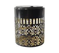 Solar Fence Lights, Hollow Flower Lanterns, Waterproof Outdoor Garden Lighting System Decor, Decorative Path Wall Illumination Lamp Kit, for Patio Yard Porch Door Garage Shed Terrace Outdoor Use