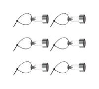 Solar Fence Lights Outdoor, 6 Pieces Outdoor Tree Lights, Solar Powered, Colorful Glow, Energy Efficient, Easy Installation for Planter Pathway, Tree Backyard Patio