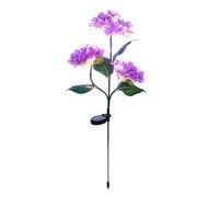 Solar Flower Lights - Waterproof LED Blossom Stake Illumination, Decorative Landscape Lamp, Sunlight Powered Floral Lighting Accessory For Garden Yard Patio Lawn Walkway Path Party Gathering
