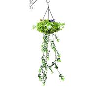Solar Flower String Light - LED Artificial Vine Outdoor Lamp, Powered Decorative Lighting | Ambient Garden Decoration For Balcony Porch Patio Fence Backyard Terrace Landscape Apartment And Spaces