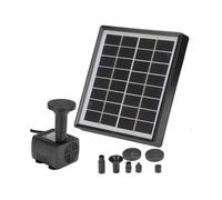 Solar Fountain Pump Energy Saving High Efficiency Black Solar Fountain for Garden Bird Bath Small Pond 2W