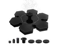 Solar Fountain Pump - Floating Water Feature with Efficient Panel Power, Stable Pond Aeration Device for Oxygen Flow, Elegant Garden Decor Sprayer, Hydro Floating System for Pool Patio Yard Lawn Porch