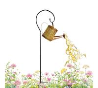 Solar Garden Lanterns - 21x9.5x15cm Waterproof Watering Can Light -Elegant Decorative Solar Lights - For Outdoor Garden Landscape Camping Party Backyard Picnic Driveway Fence