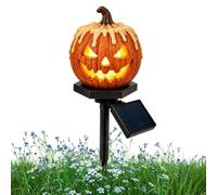 Solar Garden Light - Halloween Pumpkin Design Waterproof Yard Stake