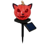 Solar Garden Lights Halloween Design Impermeabile Yard | Luci da giardino per Halloween Fuori Prato Patio Paesaggistica Cortile Balcone Portico Passerella Terrazza Pathway nero gatto