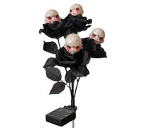 Solar Ghost Stake - Waterproof Garden Light, Gothic Lawn Lamp, Spooky Phant | Light Up 4-Branches Rose Ghost Garden Stakes Solar Ghost G Yard Lawn Landscape Patio Walkway Driveway Party Outdoor Halloween