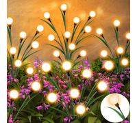 Solar Ground Lights Outdoor Decorations, 12LED Solar Garden Lights Waterproof, S