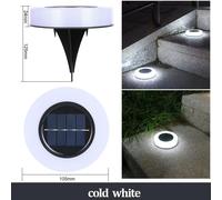 Solar Ground Lights Outdoor Decorations, 12LED Solar Garden Lights Waterproof, S