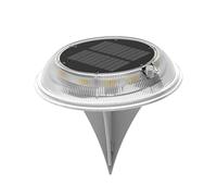 Solar Ground Lights - Waterproof Landscape PathLights, Fully Transparent Solar Powered In Ground Lights for Walkway, Patio, Driveway, Lawn, Waterproof Outdoor Landscape Lighting for Sidewalk Decor