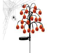 Solar Halloween Lights Outdoor Solar Tree Stump LED Lighting Garden