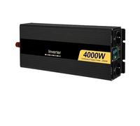 Solar Inverter Double EU Socket 4000W 5000W 6000W DC 12V 24V 48V To AC 220V 50Hz 60Hz Voltage Power Converters(220V 60Hz)