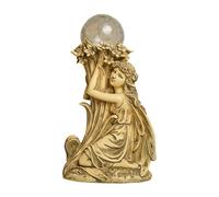 Solar Lamp Lampada Statue Novità Scultura fata per il portico di fiori