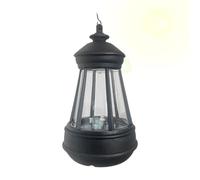 Solar Lantern Lights - Outdoor Waterproof Ambient Decor | Hangable Weather-Proof Design, Small Solar Operated Lamps, Courtyard Walkway Patio Front Porch Balcony Pathway Backyard Park Villa