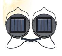 Solar Lantern Replacement Lid - 2 Pieces Waterproof 3.3 Inch Solar Light Top Cover, Durable Outdoor Replacement Parts Design | Garden Lighting Repair Accessory For Pathway Patio Yard Porch Use