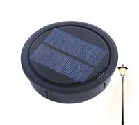 Solar Lantern Replacement Top - LED Panel For Outdoor Hanging Lights | Solar Panel Parts For Lantern | High Efficiency | Light Accessories, Automatically On/Off, Waterproof, Garden, Yard, Patio,