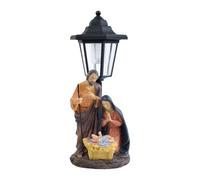 Solar Lanterns Outdoor Waterproof | Outdoor Lanterns Jesus Garden Lights,Waterproof Yard Lights Statue Nativity Scene Outside Decorations for Pathway Porch Patio Garden Christmas