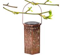 Solar Laternen Licht - Wetterfeste LED Außen Gartenlampe | Solarbetriebene Wegleuchte Einfahrt Terrazza Balkon | Garten Hof Beleuchtung Dekorative Außenlampe