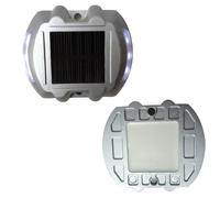 Solar Led Marker Sicurezza Bianco Per Giardino Casa