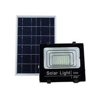 Solar Light 25W Radio Frequenza Telecomando IP67 Street Giardino Esterno Illuminazione Impermeabile LED Proiettore di Pannello Solare