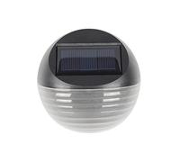 Solar Light 6Led Outdoor Wall Sconces Garden Landscape Light Decorative Garden Wall Light Step Light Waterproof Wall Lamp Abs Material Black Outdoor Lighting