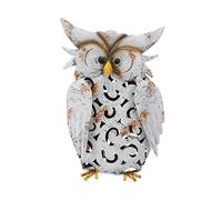 Solar Light Owl Shape Vivid Lifelike IP55 Waterproof Iron Solar Decorative Light for Garden Lawns Patios