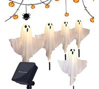 Solar Light, Path Ghost Lights for Garrage, Powered Lamps with Portable Function, Halloween Decoration for, Walkway, Patio, Lawn, Yard, Porch, Driveway and Holiday Events, 23.6 Inches