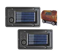 Solar Light Replacement Battery Box 2 Pieces Solar Battery Box Waterproof