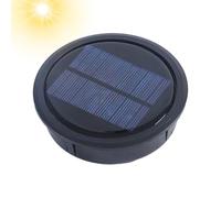Solar Light Top - 3.9in Lantern Parts | Sõlar Light Replacement Top Waterproof Automaticall, High-Efficiency Solar Lights Accessories For Walkway Patio Garden, ABS Lithium, 1 Pack
