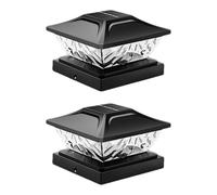 Solar Lights for Fence, Waterproof Fence Lights, Solar Pillar Lamp, Solar Lights for Patio, Outdoor Solar Lights, Fence Post Solar Lights, Energy-Efficient Solar Lighting for Yard