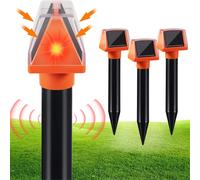 Solar Mole Repellent, Ultrasonic & Solar Powered Mouse Repellent, Wate