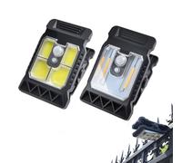 Solar Motion Sensor Lights Waterproof,Portable Clip on Solar Lights Outdoor, Suitable for garden, gate, terrace, camping (LED version) (2Pcs-A)