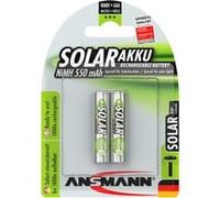 ANS 1311-0001 - ANSMANN Solar NiMH rechargeable battery Micro AAA 550 mAh 2 pcs