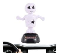 Solar Nodder Halloween, teste dondolanti di Halloween per il cruscotto | Giocattoli danzanti ad energia solare per cruscotto 'auto,
