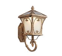 Solar Outdoor Wall Sconce Exterior Ip55Waterproof Led Wall Light Fixture Kit Classic Wall Mount Lamp Lanternrust Bronze Finish Aluminum Light Body For Porch Entryway Doorway 2W