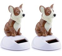 Solar Pal - Decorazione ad Energia Solare - Corgi (Confezione da 2)