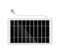 Solar Panel Backup, 2W Solar Charging Board, 6.18x3.7x0.07 Inches 5V Waterproof Power Generator, Compact Sunlight Panel System, Ideal for Trailer, Farm, Travel, Outdoor, Roof, Camping