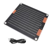 Solar Panel Battery Charger, 30W Portable Solar Power Bank, Monocrystalline Backup Battery Pack with 2 USB Ports for Smartphones, Tablets & Cameras