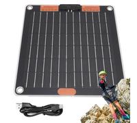 Solar Panel Battery Charger, Fast Charging 30W Monocrystalline Solar Power Pack, 1.06x0.98x0.12 Inches, Portable Backup for Smartphones Tablets Cameras Camping Travel Emergencies Use
