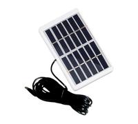Solar Panel Battery Charger, Tipo C Solar Electricity Bank, 6 V 1.2 W Impermeabile Portatile Charging Board, Interactive Compact Usb Energy Pack for Outdoor Travel Crisis Backup Use 5.12 x 3.31 x 0.39