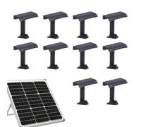 Solar Panel Brackets | 10 Pieces 30mm Water Guide And Mud Discharge Clamps | Solar Panel Support Structure | for RV Pool Fence Wall Ground Garage Boat Greenhouse Farm Commercial Industrial