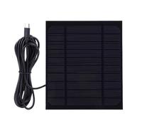 Solar Panel Charger, Usb Solar Charger, Type C Solar Charger, Solar Charging Panel, 6w Solar Panel, Type C Solar Panel for Charging Security Systems, Lights, and Other Devices